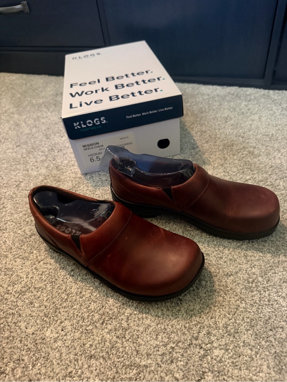 Klogs Women’s Slip-On Loafers — Chestnut Brown